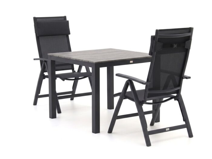 Bellagio tuinmeubelen Bellagio Avenza/Fidenza 90cm dining tuinset 3-delig verstelbaar Laagste prijsgarantie!