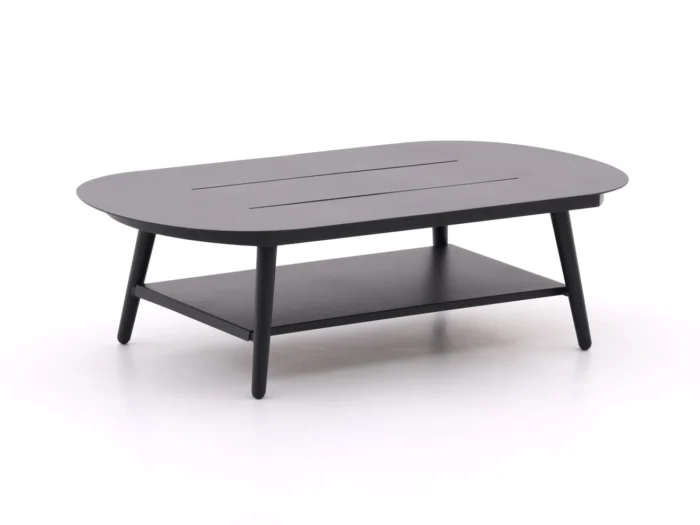 Bellagio tuinmeubelen Valli lounge tuintafel 110x60x31cm - Grijs