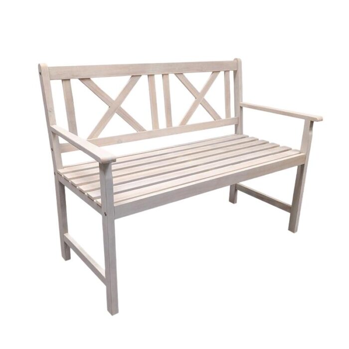 Buitengewoon de boet Bolton Tuinbank Wit 115 cm