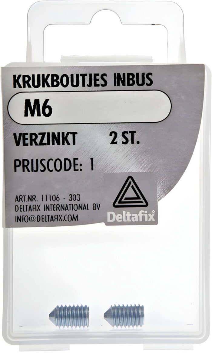 Deltafix Krukboutjes inbus m6 verz 2st