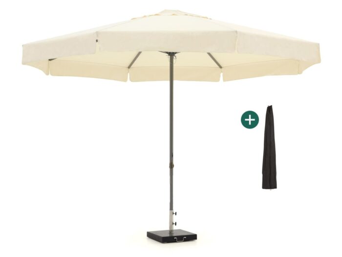 Shadowline Bonaire parasol ø 400cm Laagste prijsgarantie! – Wit