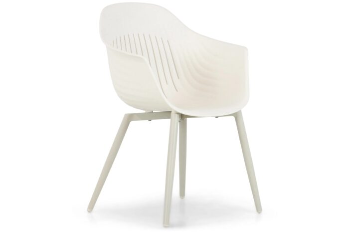 Lifestyle Garden Furniture Lissabon dining tuinstoel – Taupe-naturel-bruin