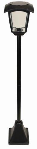 Luxform lighting Solar minnesota lantaarnpaal tuinlamp – zwart
