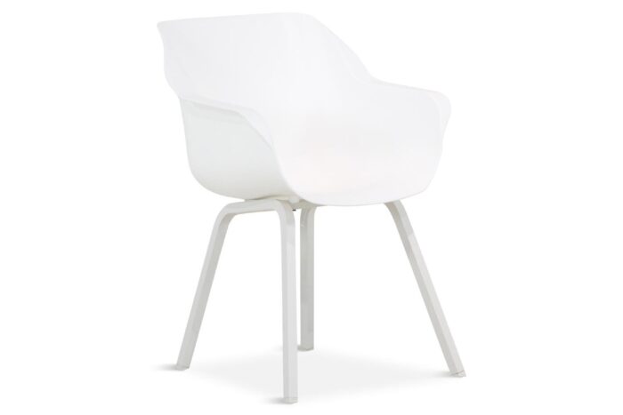 Hartman Sophie Element dining tuinstoel white met gratis zitkussen – Wit