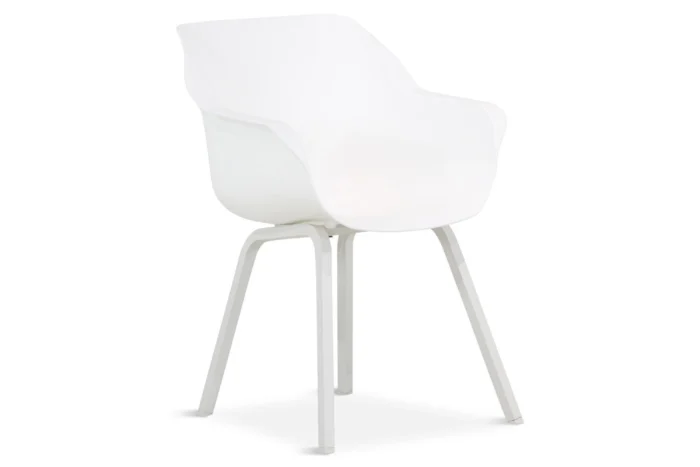 Hartman Sophie Element dining tuinstoel white met gratis zitkussen - Wit