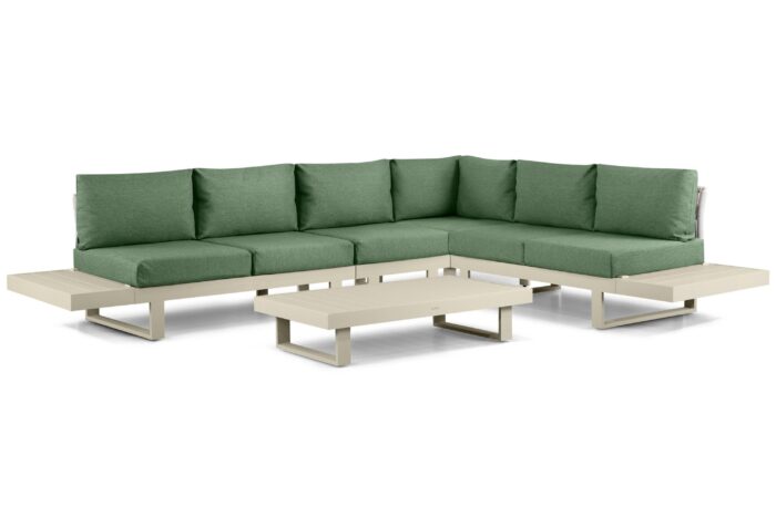 Lifestyle Garden Furniture Lorenzo hoek loungeset 7-delig – Taupe-naturel-bruin