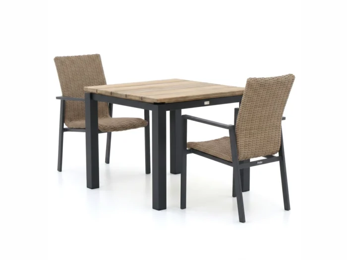 Manifesto Furniture Villongo/Lagundo 90cm dining tuinset 3-delig stapelbaar