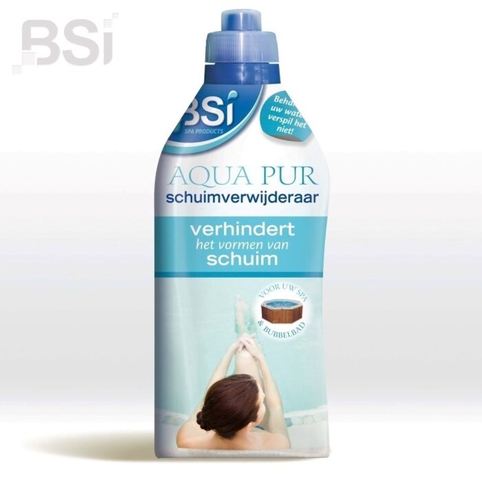Bsi Aqua pur schuimverwijderaar 1 liter Zwembadonderhoud