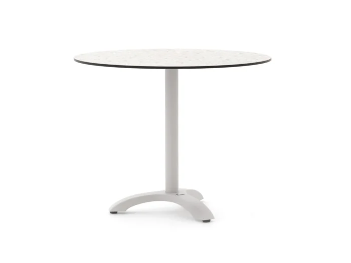 Bellagio tuinmeubelen Lisio tuintafel ø80cm (h:73cm) - Wit