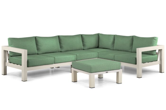 Lifestyle Garden Furniture Luca hoek loungeset 5-delig – Taupe-naturel-bruin