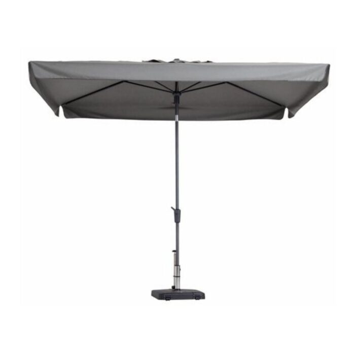 Madison Delos stokparasol 300x200cm | lichtgrijs – Lichtgrijs, Grijs