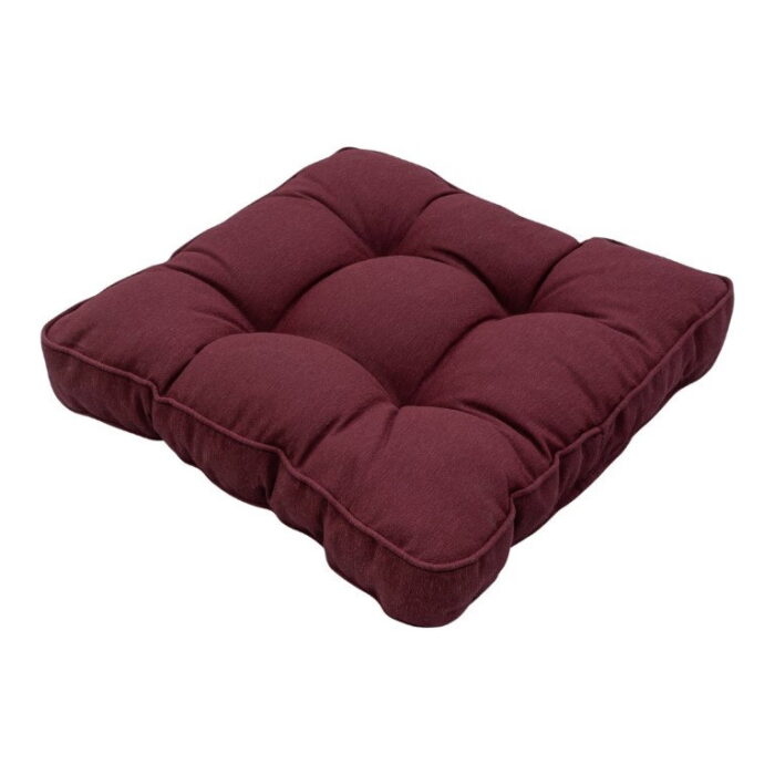 Madison Florance kussen 47 x 47 Panama bordeaux – rood