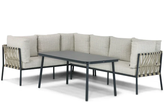 Lifestyle Garden Furniture Cordani dining loungeset 3-delig - Grijs-antraciet