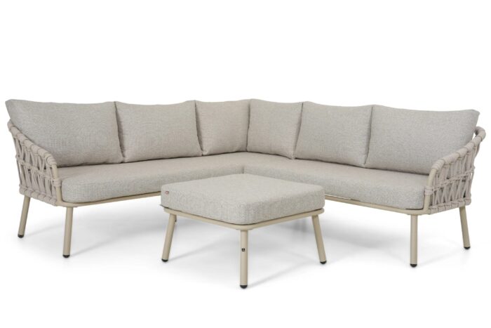 Coco Oliva hoek loungeset – Zand/Beige