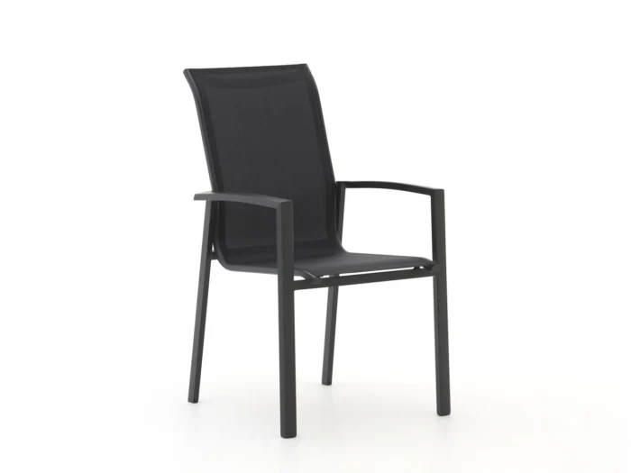 Forza Furniture Centallo dining tuinstoel stapelbaar - Grijs
