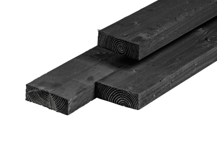 Tuindeco Ligger douglas zwart geimpregneerd 6,3×17,5×425 cm