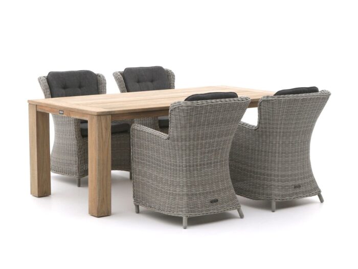 Intenso Furniture Intenso Milano/ROUGH-X 200cm dining tuinset 5-delig Laagste prijsgarantie! – Bruin