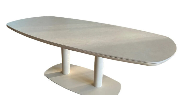 Apple Bee | Tuintafel Melville Tonvorm 220 x 110 cm | Oyster