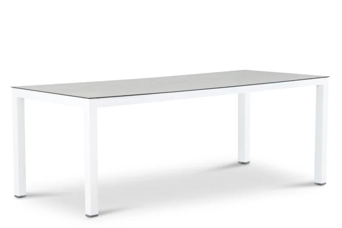 Lifestyle Garden Furniture Margao dining tuintafel 220 x 90 cm - Wit