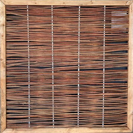 Wilgenscherm robuust op frame 180x180cm