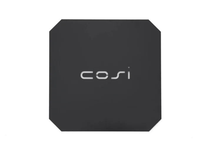 Cosi Coverplate t.b.v. Square glass set size L - Zwart
