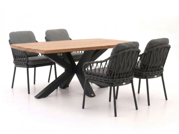 Tierra Outdoor Natal/Induno Deens Ovaal 180cm dining tuinset 5-delig