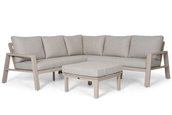 Lifestyle Garden Furniture Melone hoek loungeset 4-delig – Zand/Beige