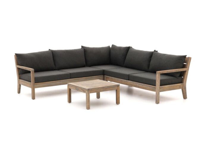 ROUGH Furniture ROUGH Batang hoek loungeset 4-delig Laagste prijsgarantie! – Bruin