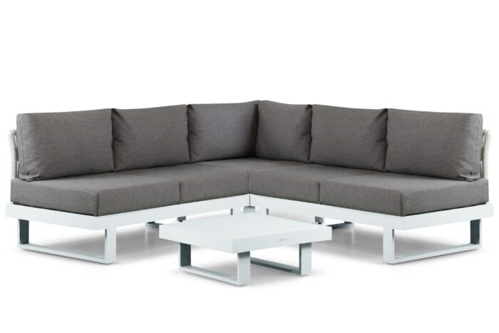 Lifestyle Garden Furniture Lorenzo hoek loungeset 4-delig – Wit