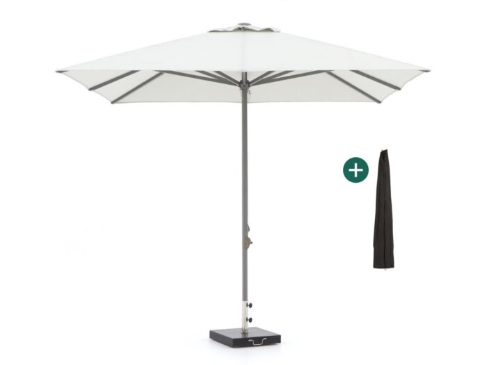Shadowline Cuba parasol 300x300cm Laagste prijsgarantie! – Wit