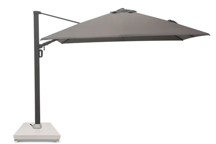 Camello Luna zweefparasol 3x3.5m S2 Excellent Mocha (excl. voet) - Taupe-naturel-bruin