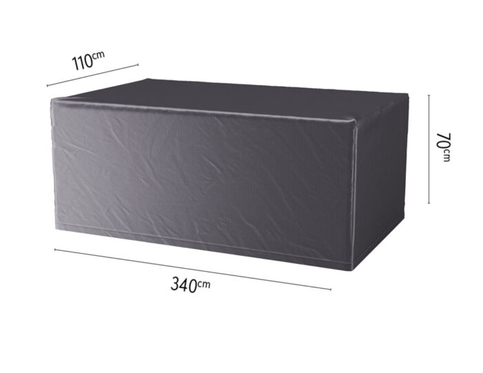Aerocover Tuintafelhoes 340x110xH70 cm – grijs