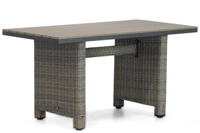 Garden Collections Lusso lounge/dining tuintafel 130 x 70 cm – Transparant