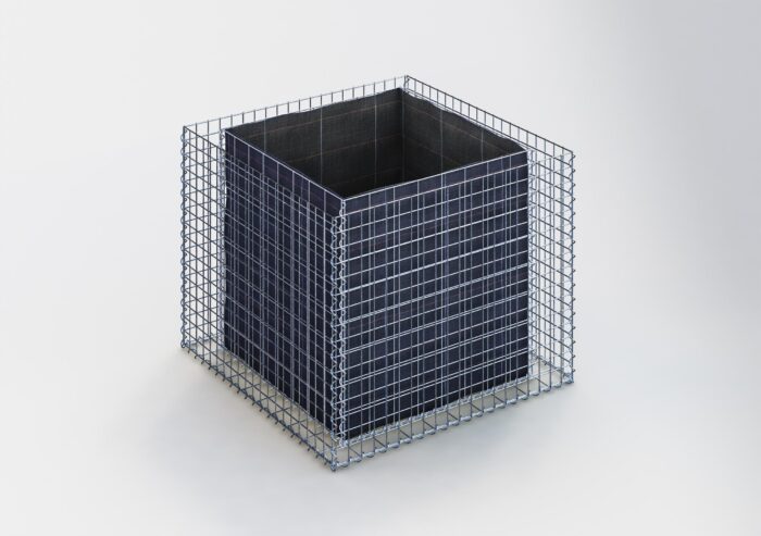 Gabiona Deutschland Rechthoekig verhoogd bed 100 cm x 80 cm x 100 cm (L x H x D), maaswijdte 5 x 5 cm, wanddikte 10 cm