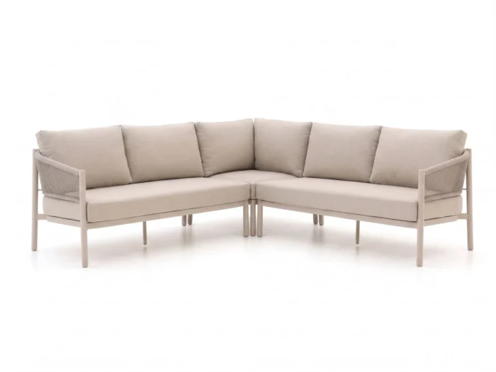 Bellagio tuinmeubelen Panaro hoek loungeset 3-delig - Taupe