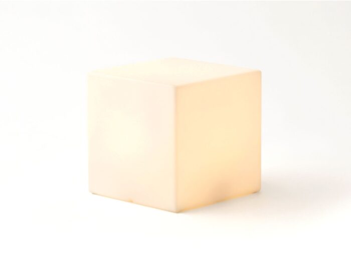 New Garden Cuby buitenlamp led solar oplaadbaar dimbaar 40x40cm Laagste prijsgarantie! – Wit