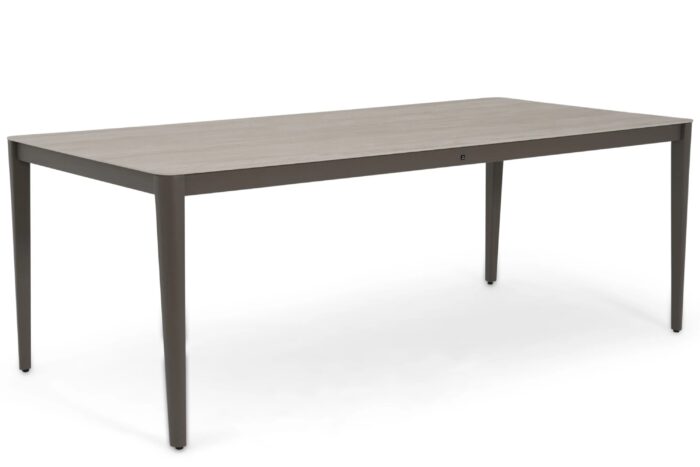 Coco Livo dining tuintafel 210×100 cm – Taupe-naturel-bruin
