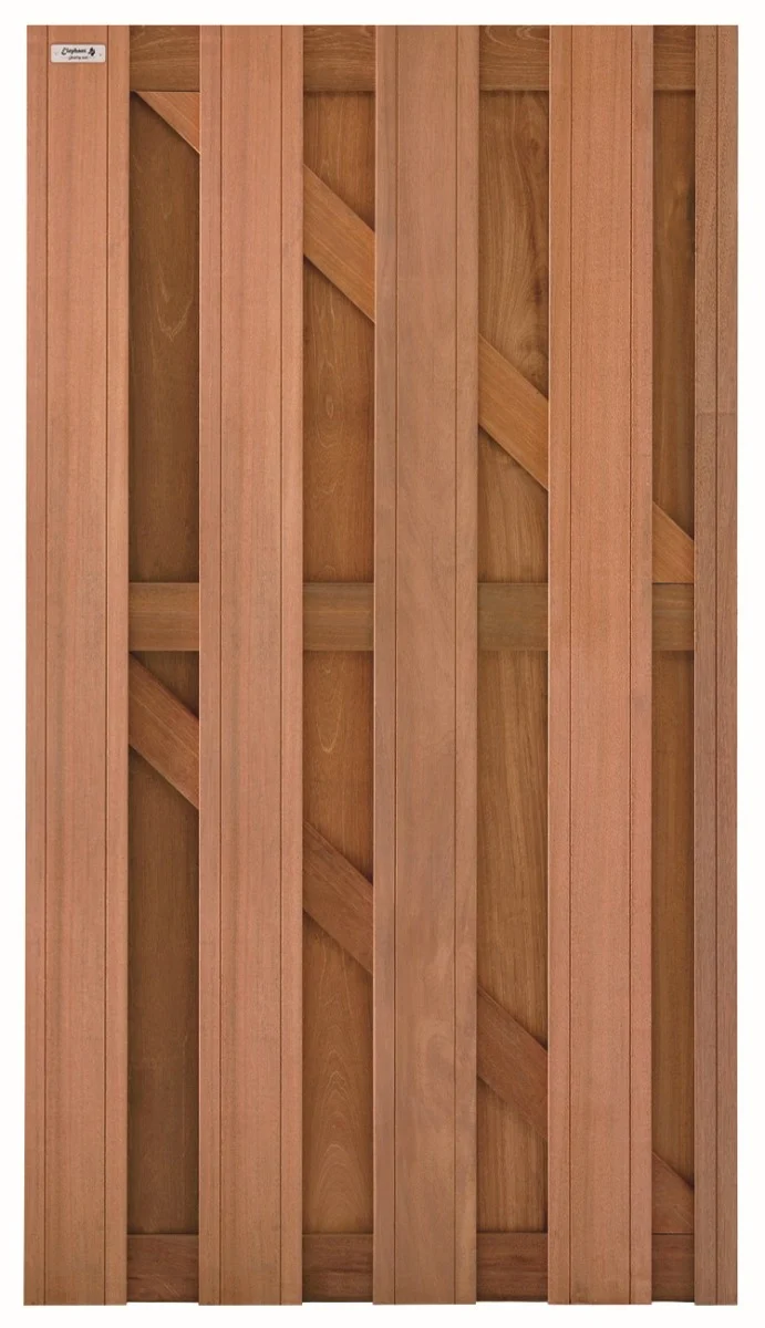 Poort tuinpoort hardhout 180x90cm