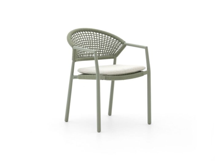 Hartman tuinmeubelen Hartman Taragona dining tuinstoel stapelbaar Laagste prijsgarantie! – Groen
