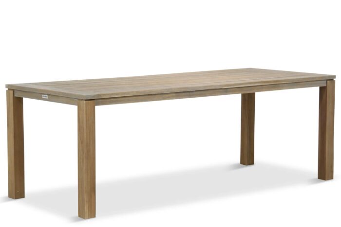 Garden Collections Bristol dining tuintafel 220 x 90 cm – Old teak greywash