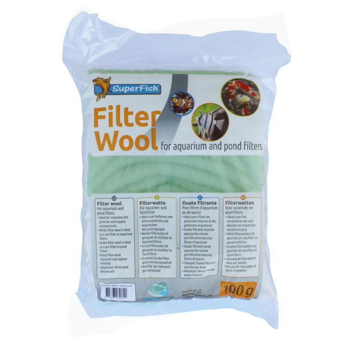 Superfish Groene filterwatten grof 100 gr – groen