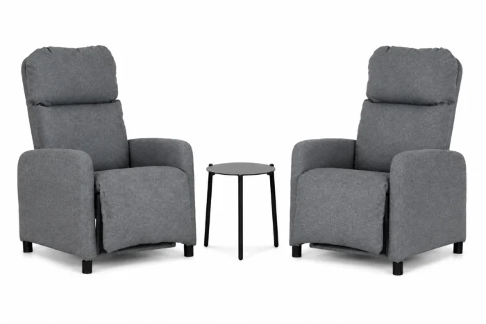 Lifestyle Garden Furniture Real/Pacific bistro tuinset 3-delig verstelbaar - Grijs-antraciet