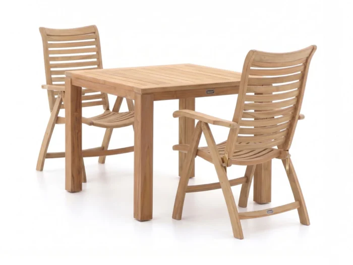 Sunyard Furniture Corby/Buxton 90cm dining tuinset 3-delig verstelbaar