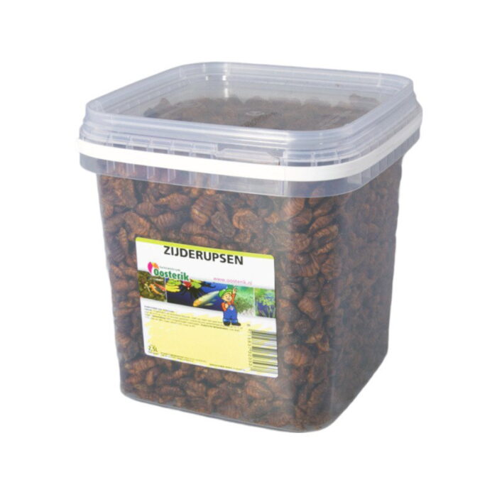 Suren collection Zijderupsen 10 mm 2,5 liter voer – Zie Foto