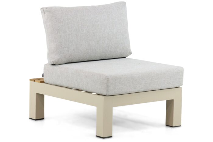 Lifestyle Garden Furniture Vittoria midden module – Taupe-naturel-bruin
