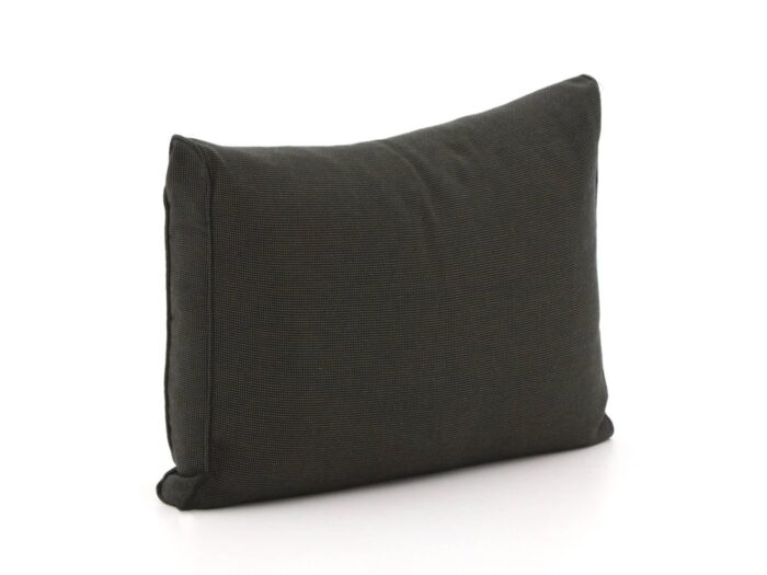 Madison loungekussen luxe rug 60x40cm Laagste prijsgarantie! – Zwart