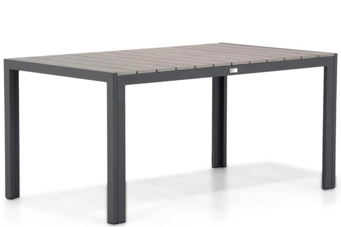 Lifestyle Garden Furniture Young dining tuintafel 155 x 92 cm – Grijs-antraciet
