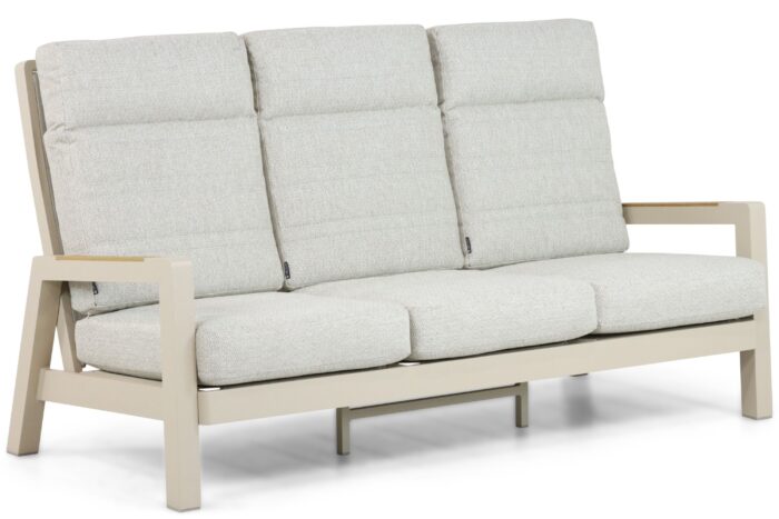 Lifestyle Garden Furniture Evora lounge tuinbank 3-zits – Taupe-naturel-bruin
