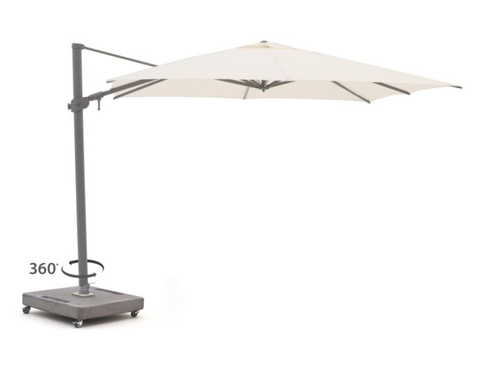 Shadowline Austin zweefparasol 300x300cm – Wit