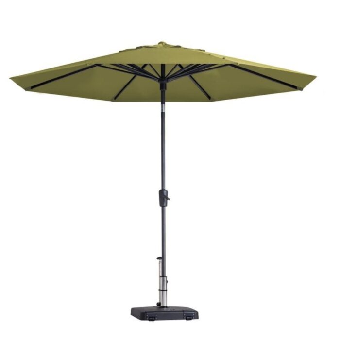 Madison Paros luxe stokparasol Ø300cm | Sage Green – Groen